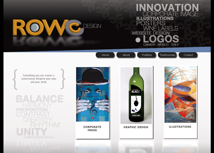 ROWC Design screenshot