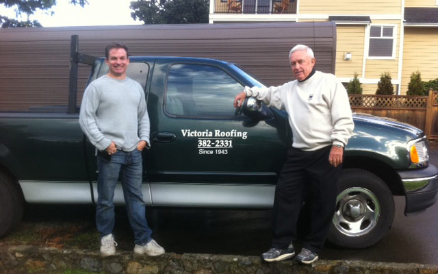 Rob Taylor & Bud Taylor, Victoria Roofing, Victoria BC